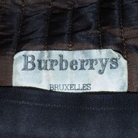 Burberry's Bruxelles Vintage Wool Herringbone Tweed Walking Bucket Hat 7 1/4 - Picture 7 of 8